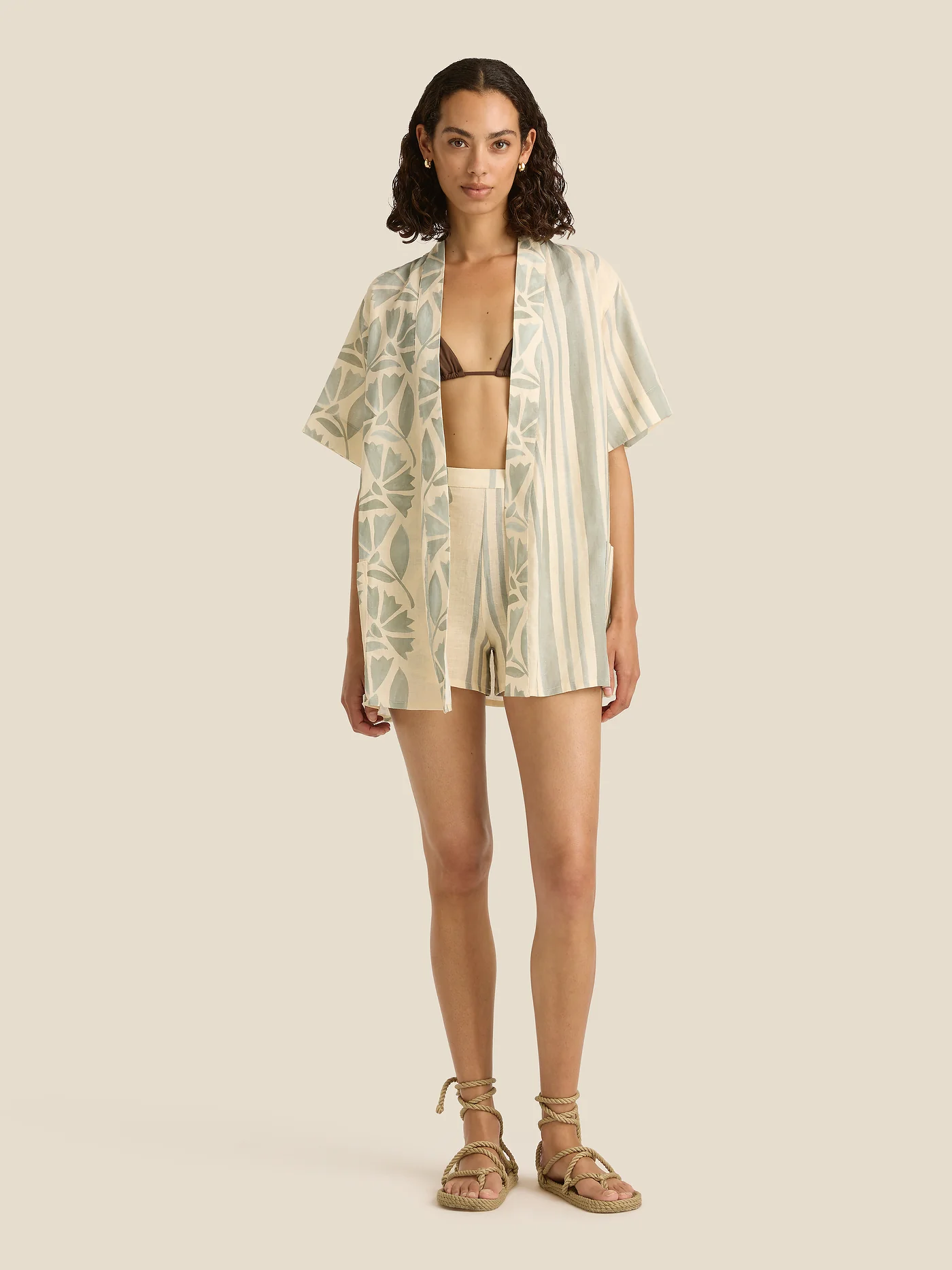 Freya Shorts | Clove Cream - Image 5