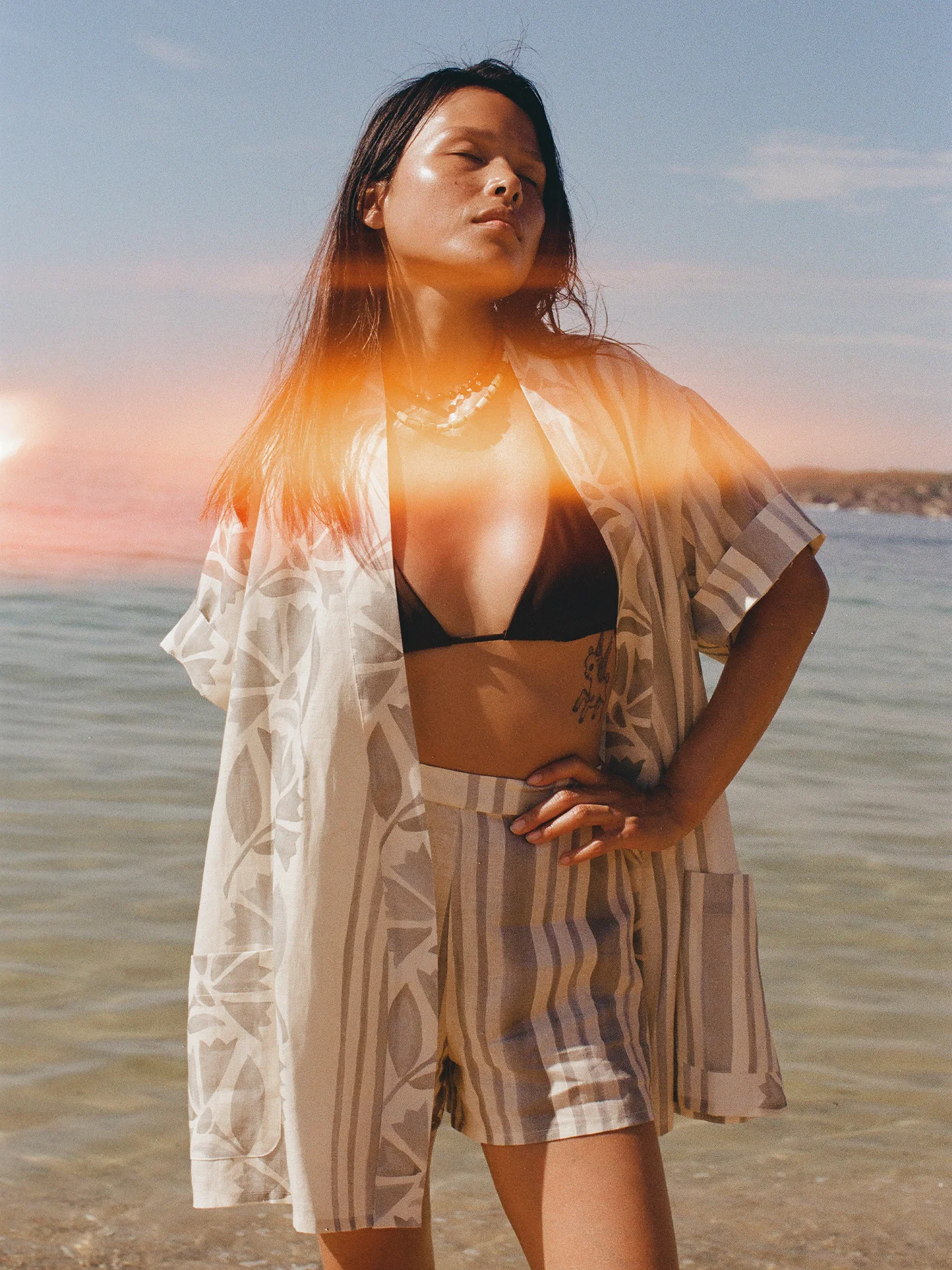 Freya Shorts | Clove Cream - Image 8