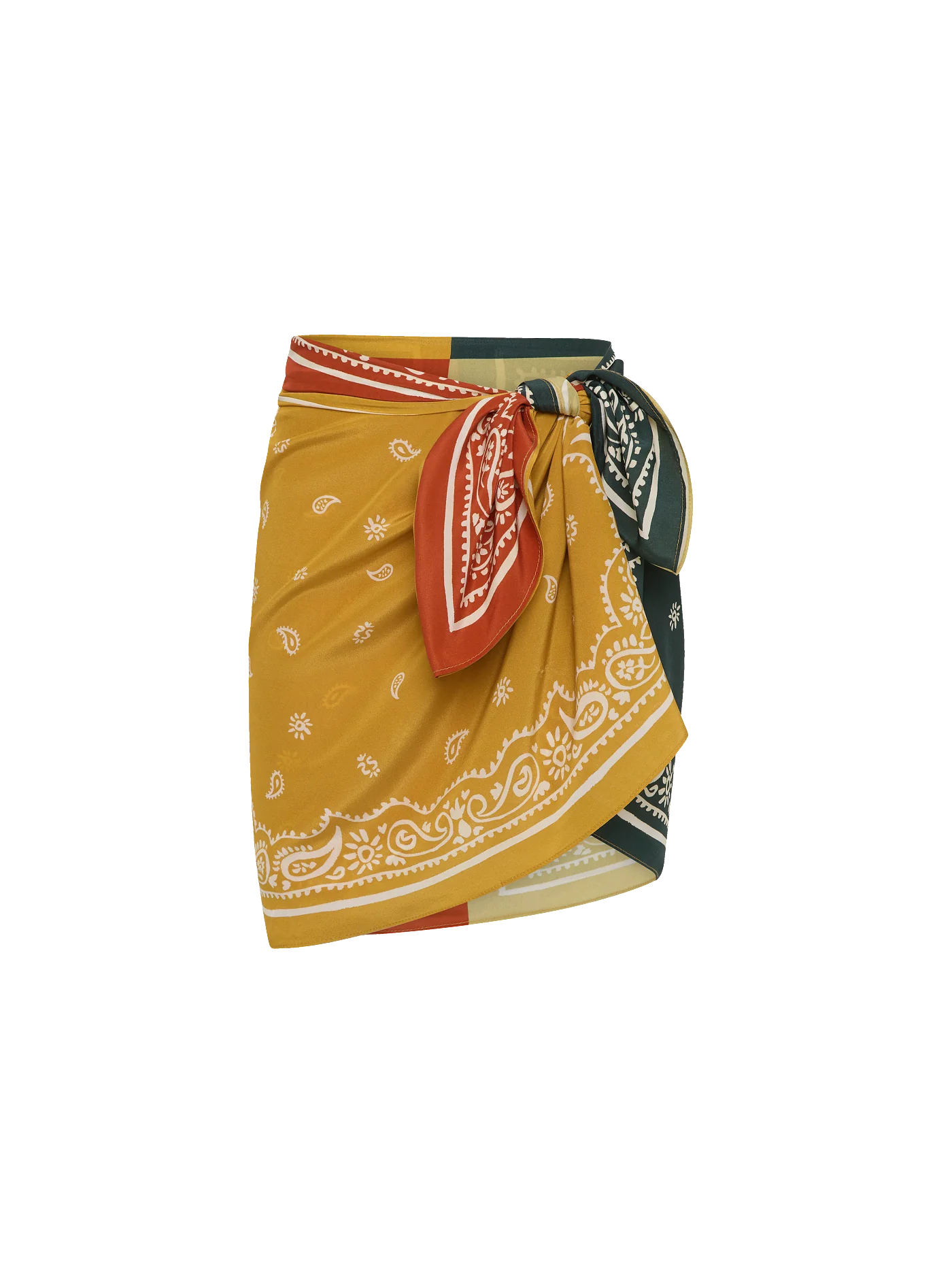 Square Pareo | Bandit Tile Silk - Image 7