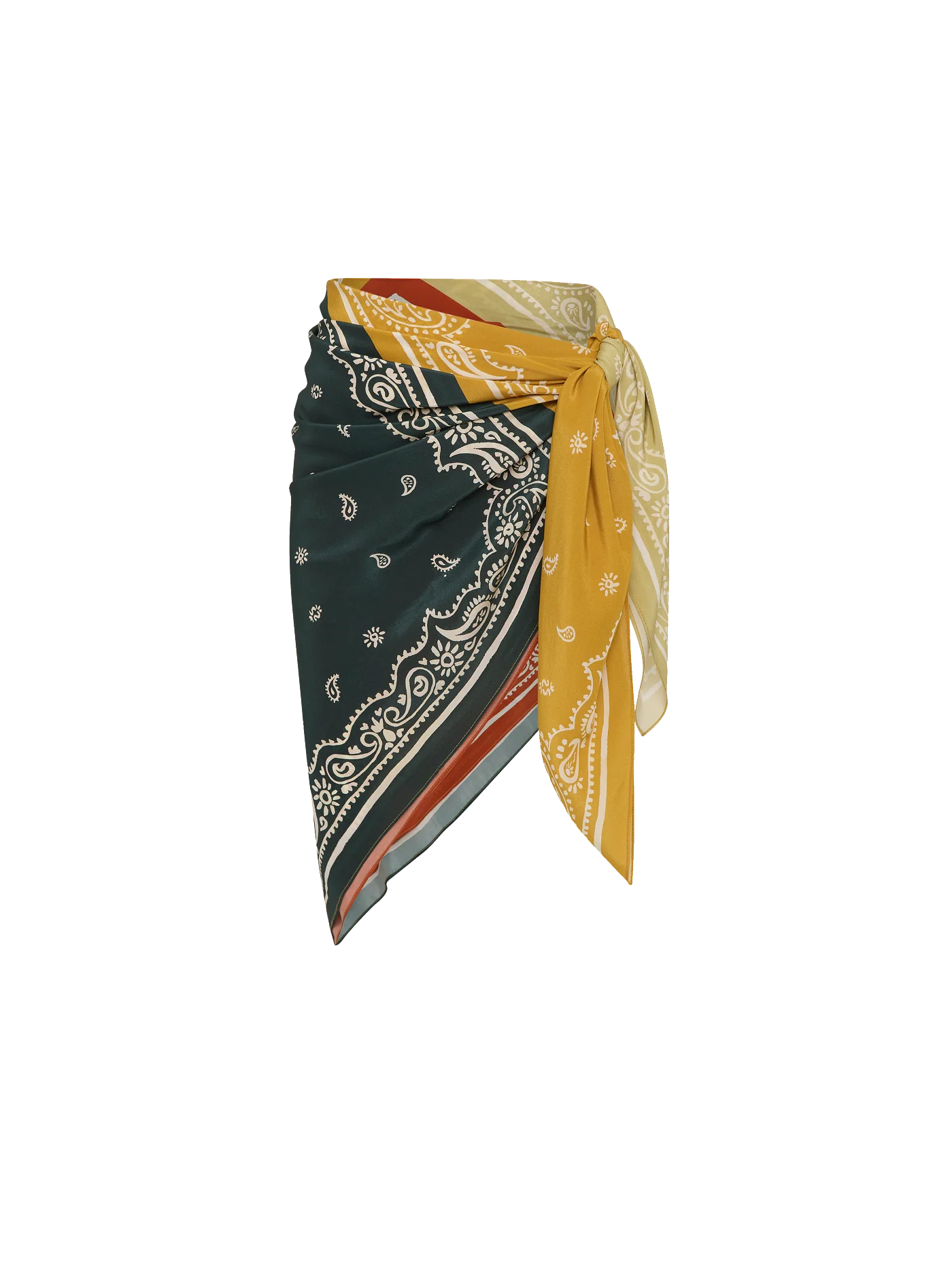 Square Pareo | Bandit Tile Silk - Image 8