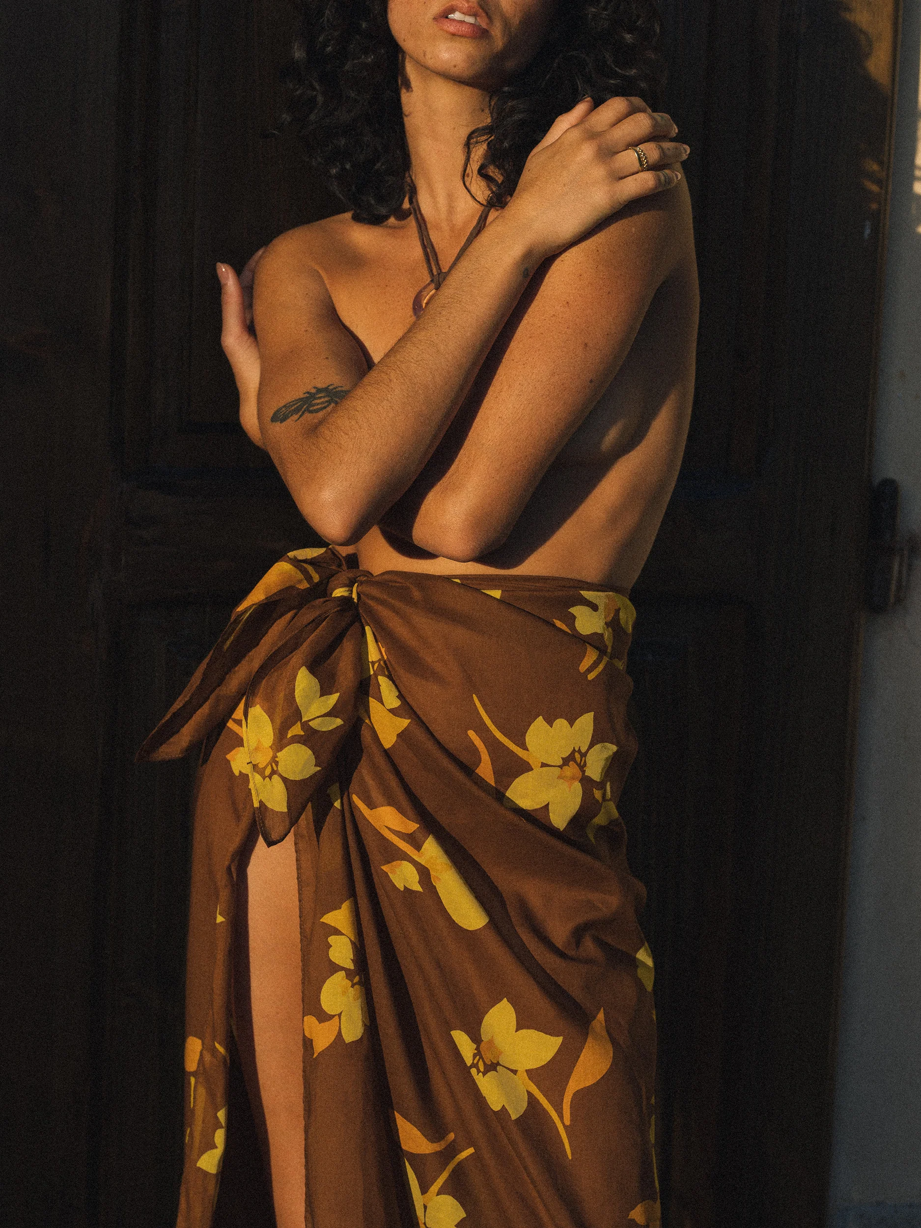 Square Pareo | Tulp Carob - Image 6