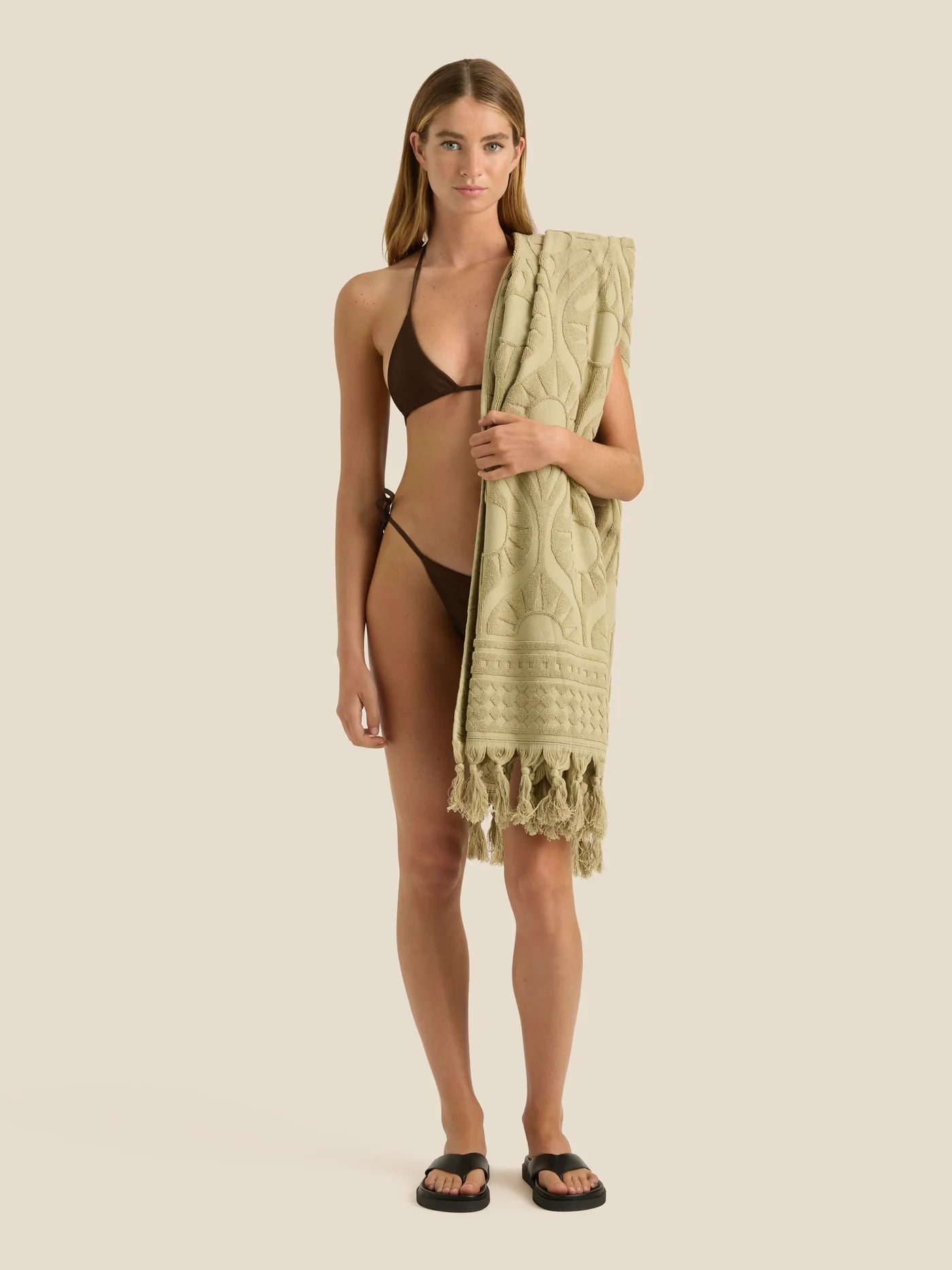Sundown Towel | Sage - Image 3