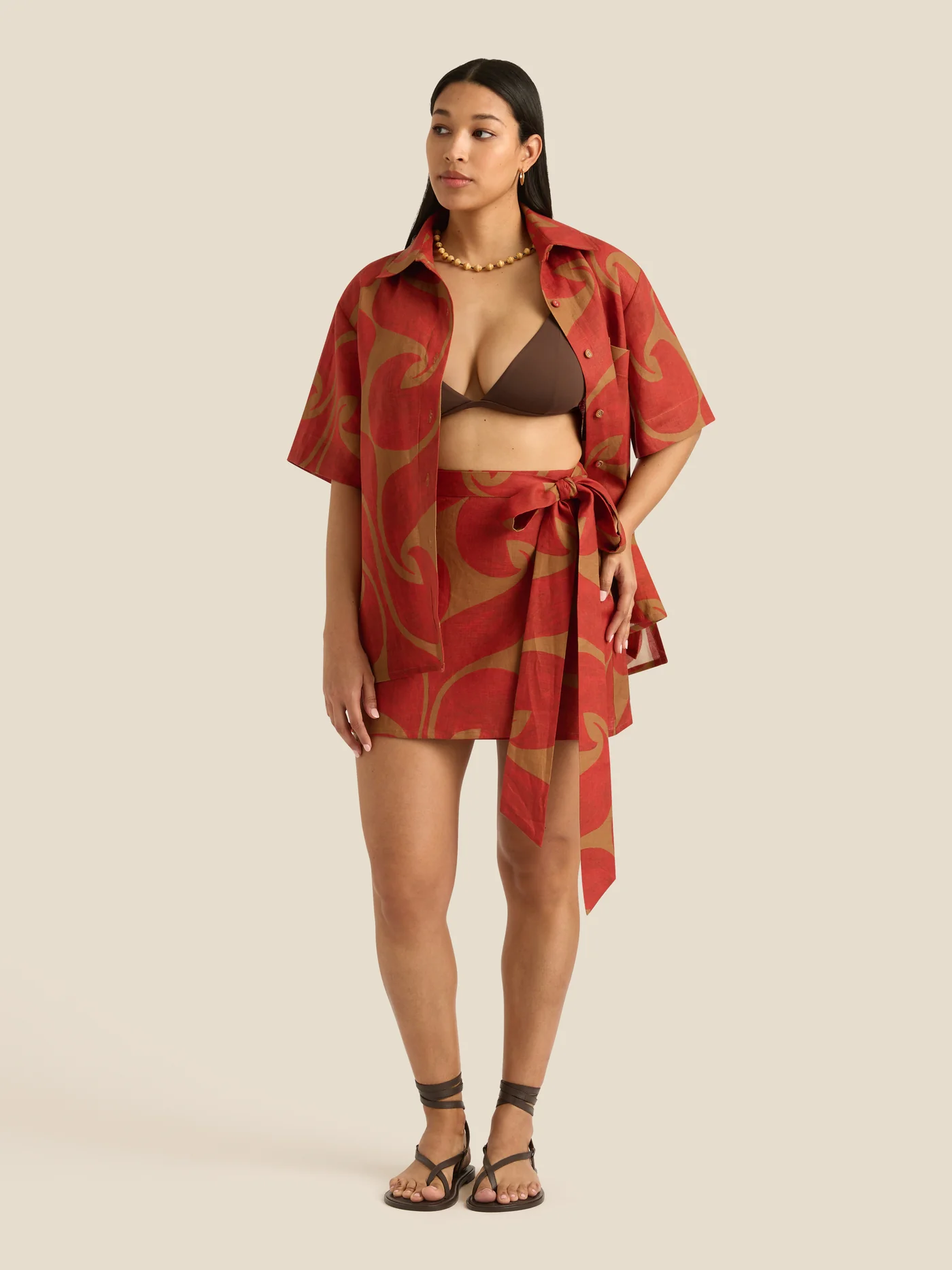 Zuri Mini Skirt | Wave Spice - Image 4