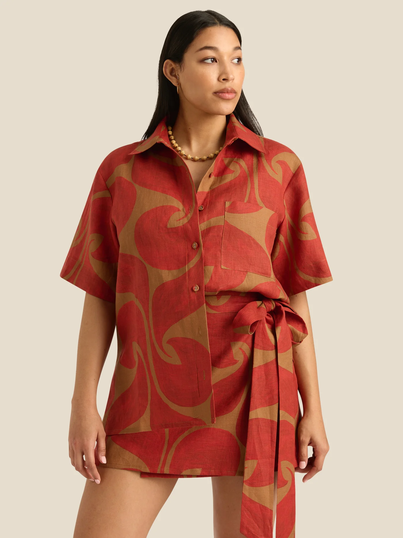 Zuri Mini Skirt | Wave Spice - Image 6